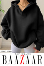 هودی یقه بلیطی - 60804 - تصویر 3